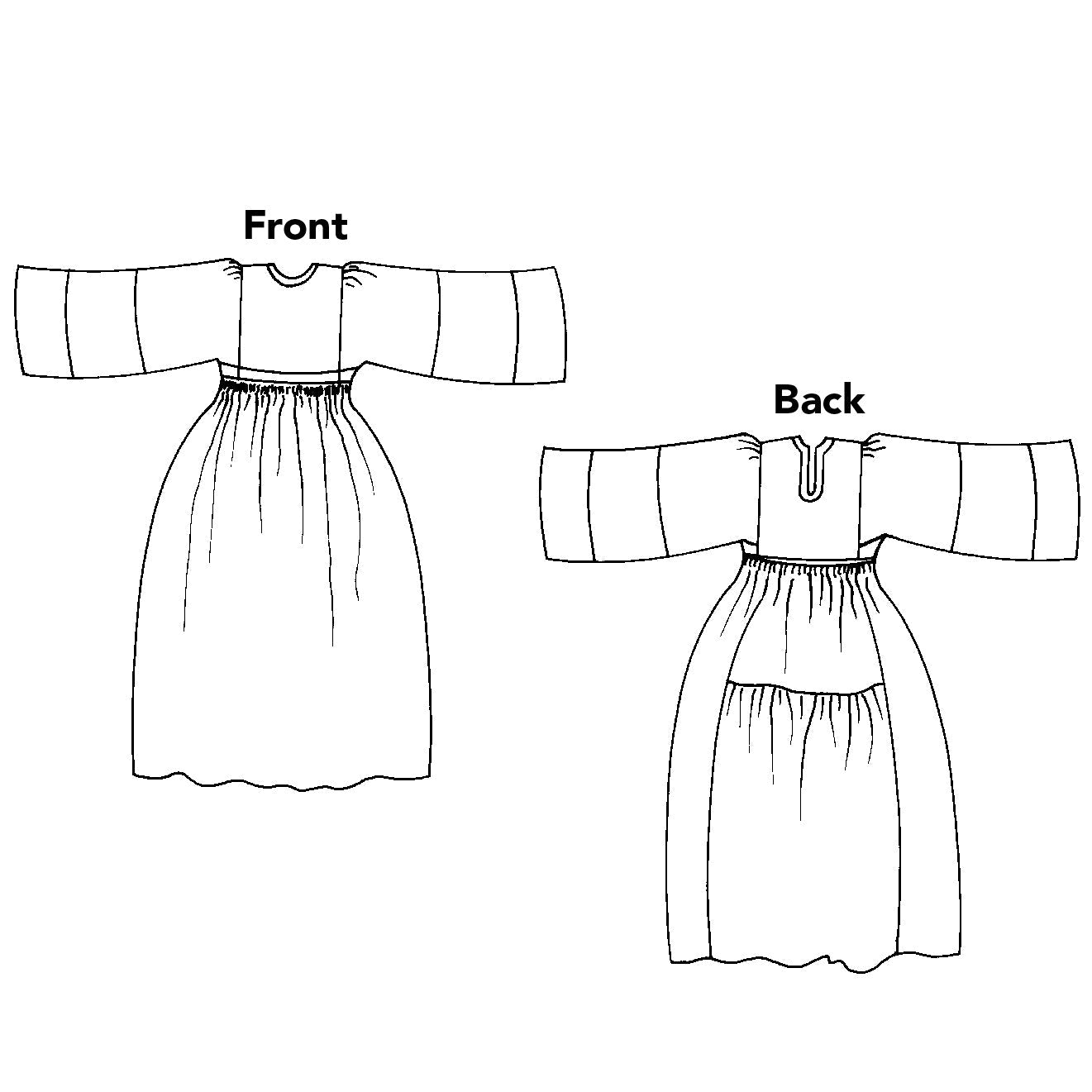 Folkwear 107 Afghan Dress