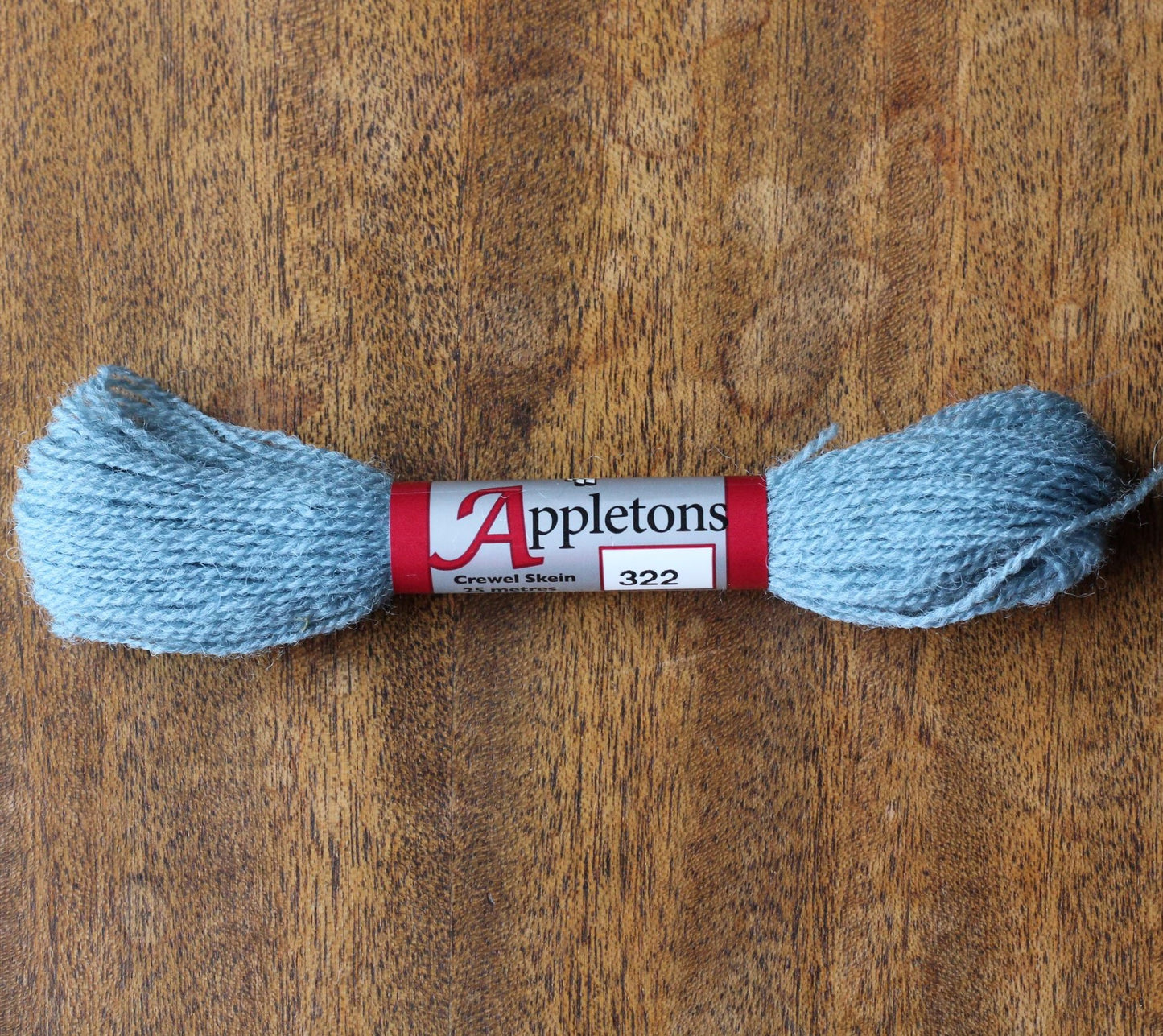 blue wool embroidery floss crewel wool blue