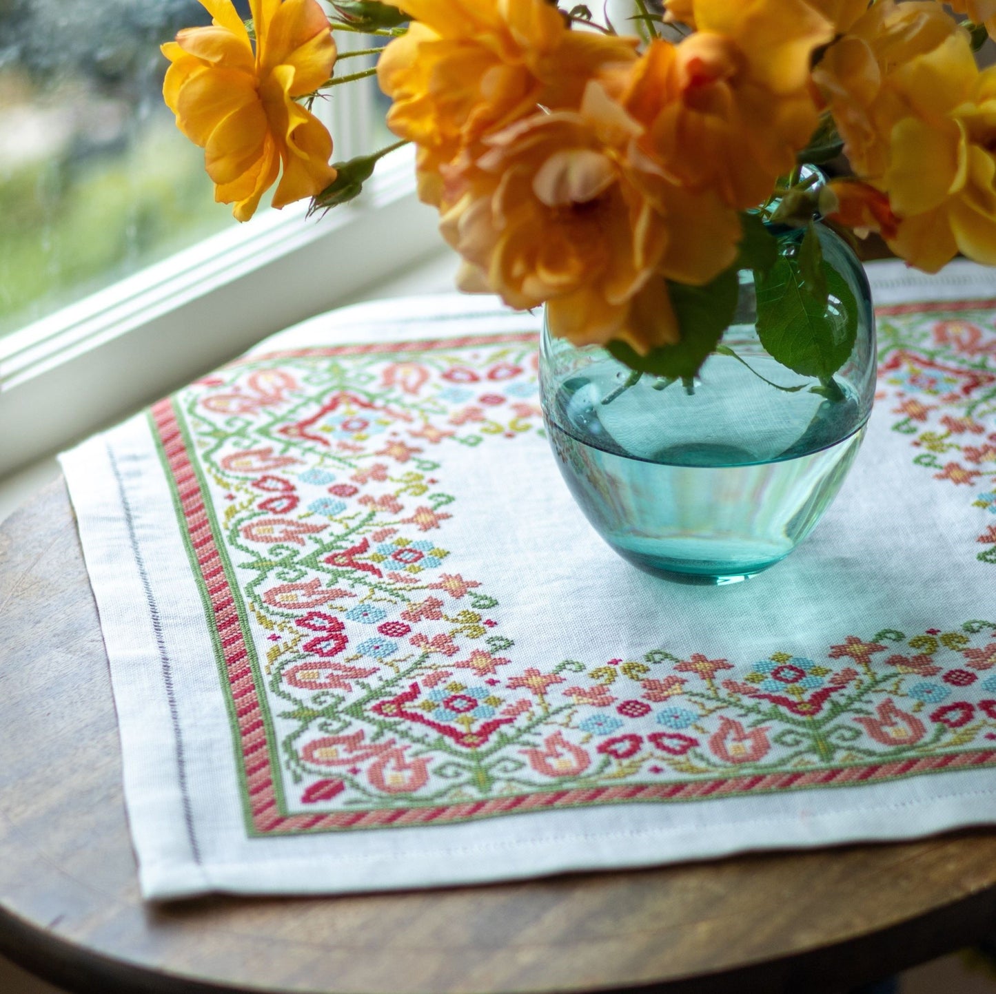 Clara's Garden folk embroidery kit