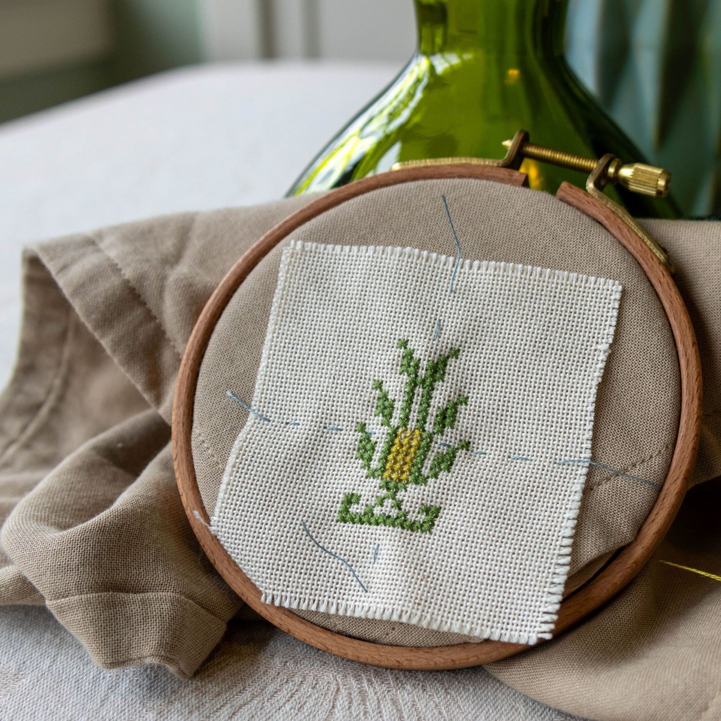 Folk Flourish Woodlands cross stitch folk embroidery PDF pattern