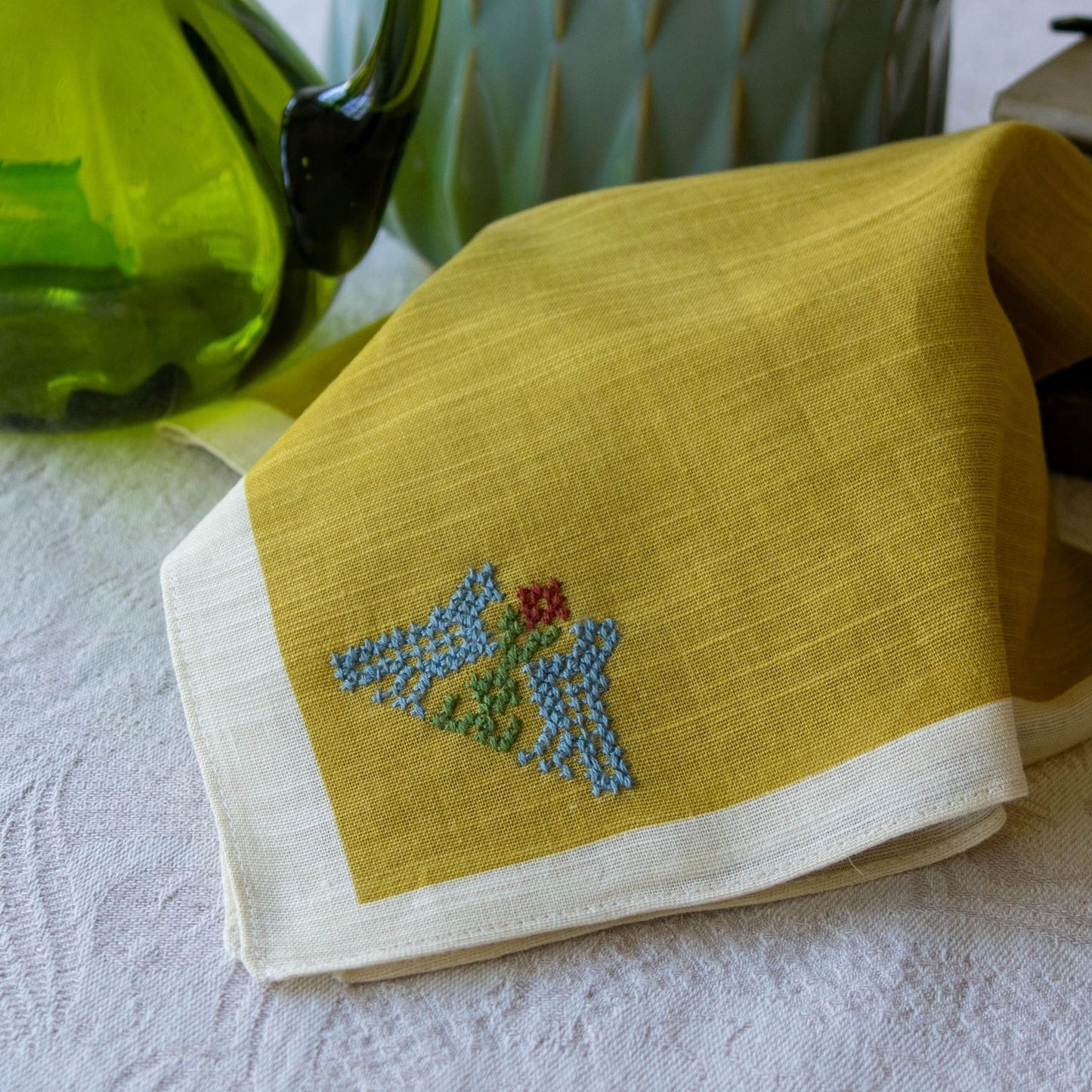 Folk Flourish Woodlands cross stitch folk embroidery PDF pattern