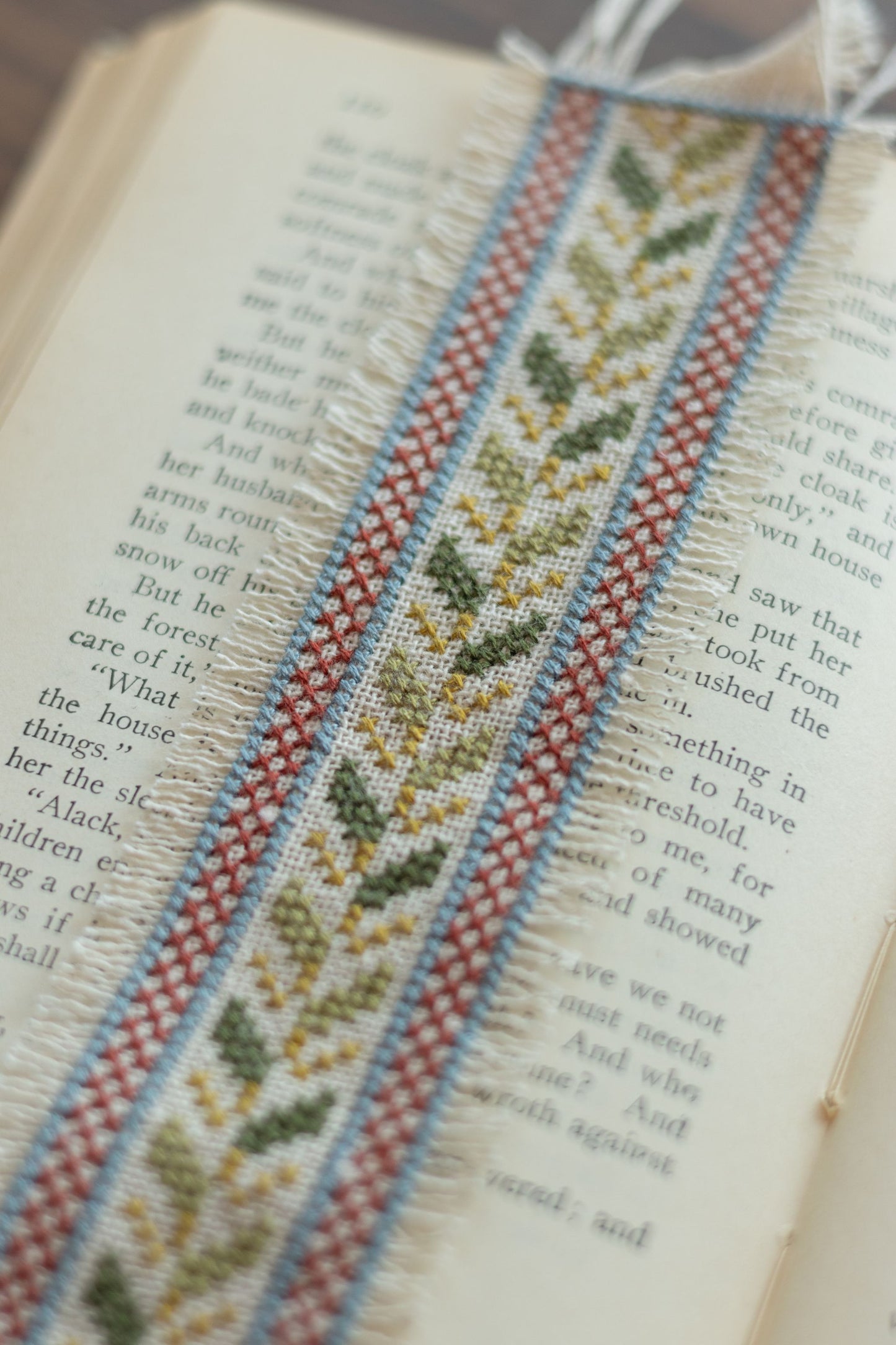 "NEW! Folk Fabric Sampler Ivory cross stitch PDF pattern