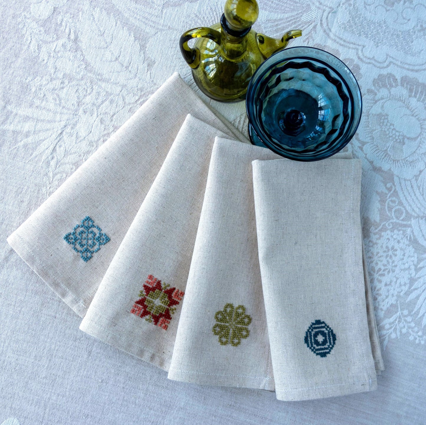 Folk Flourish Geometrics folk embroidery PDF pattern