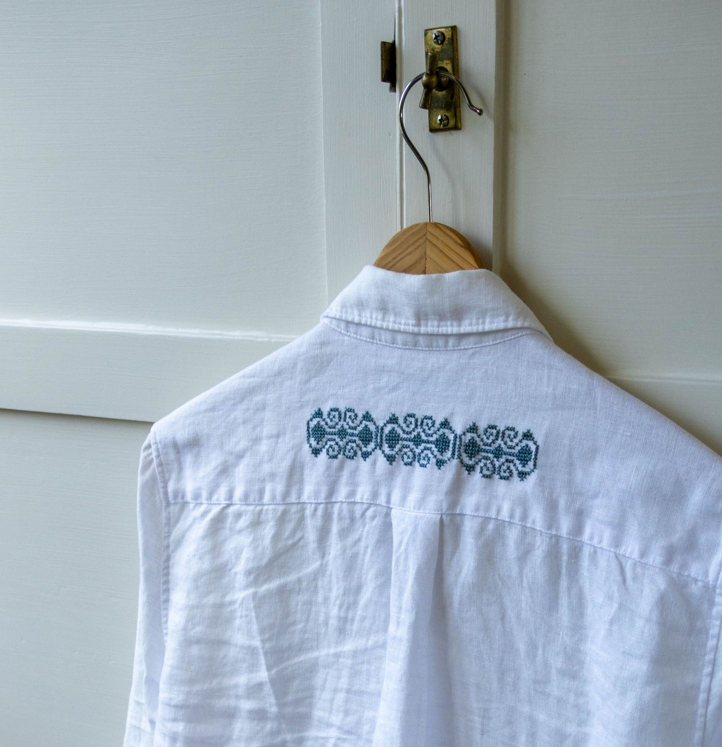 Folk Flourish Geometrics folk embroidery PDF pattern