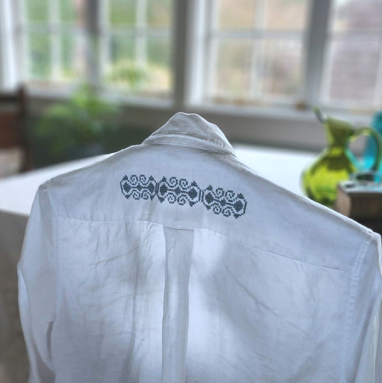 Folk Flourish Geometrics folk embroidery PDF pattern