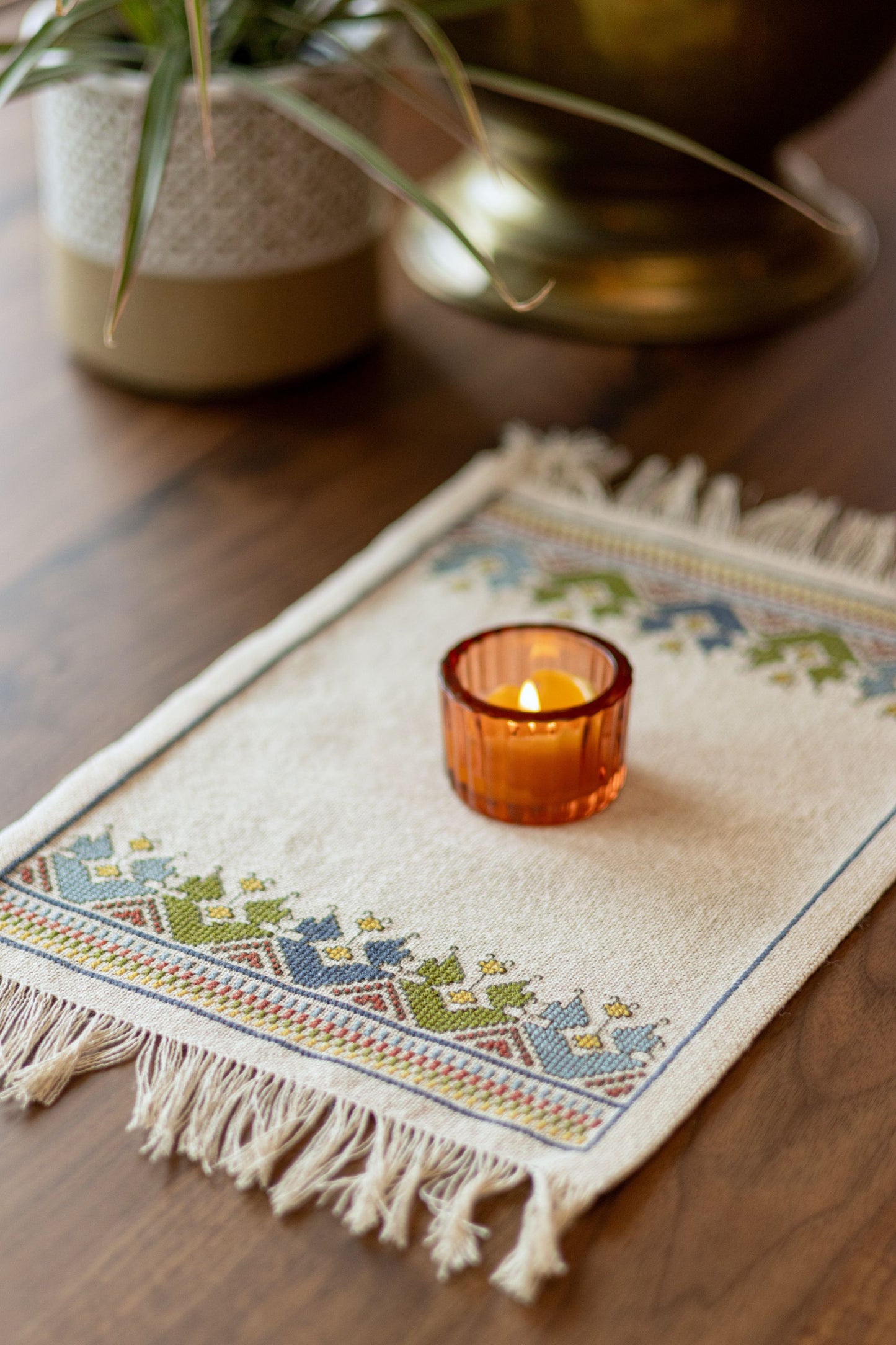 "NEW! Little Baskets cross stitch folk embroidery PDF pattern