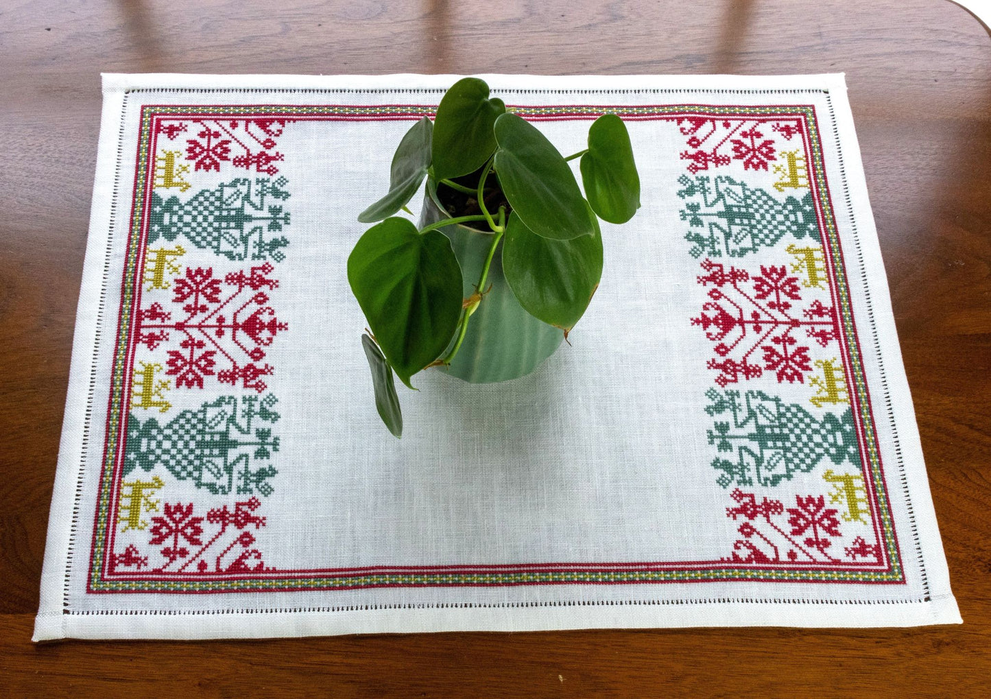 Pomona's Grove cross stitch folk embroidery PDF pattern