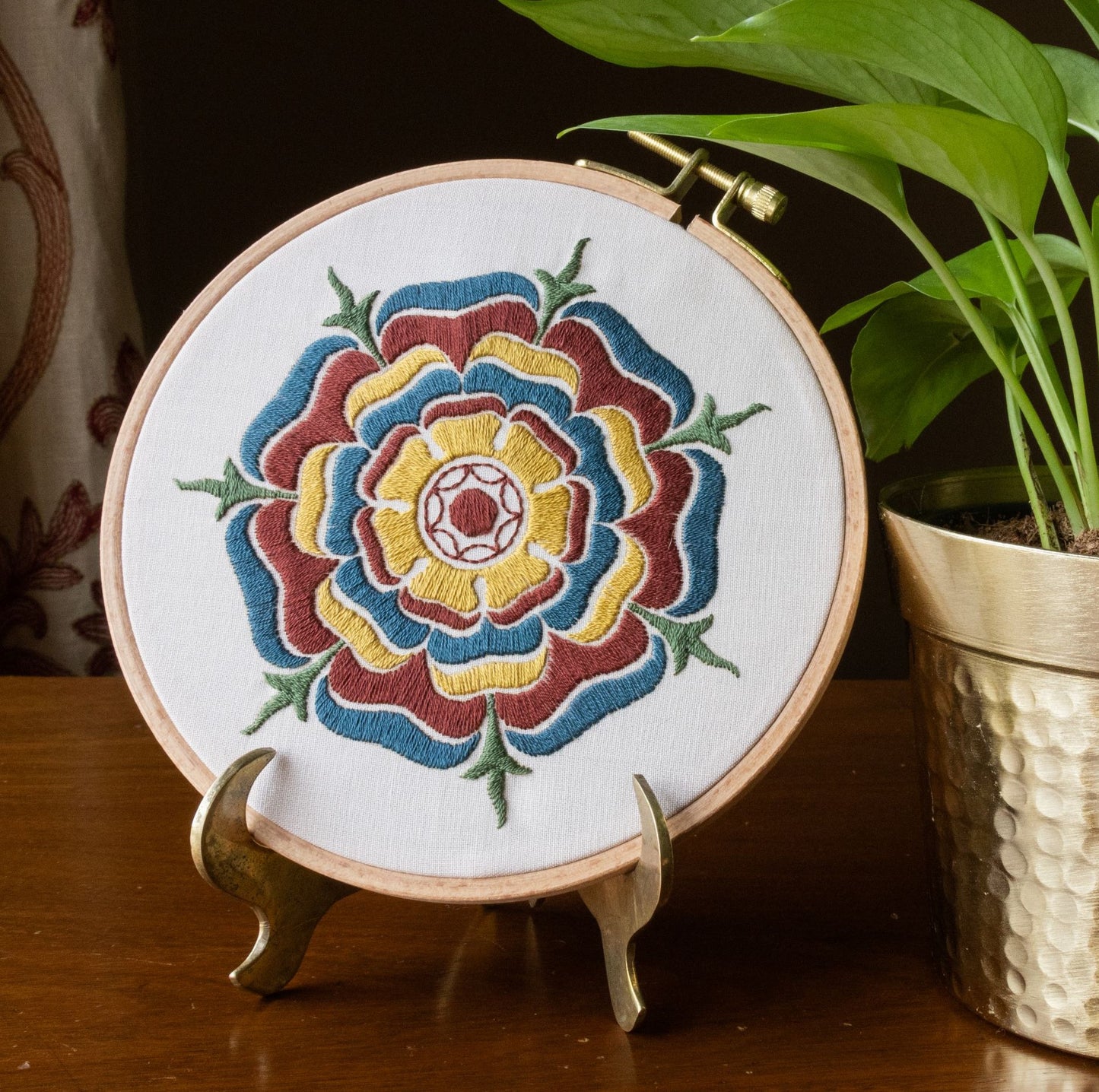 Σετ κρίκου κεντήματος Scottish Rose