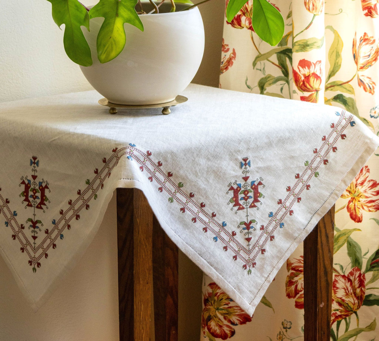 Limited Edition Thracian Rose cross stitch folk embroidery kit