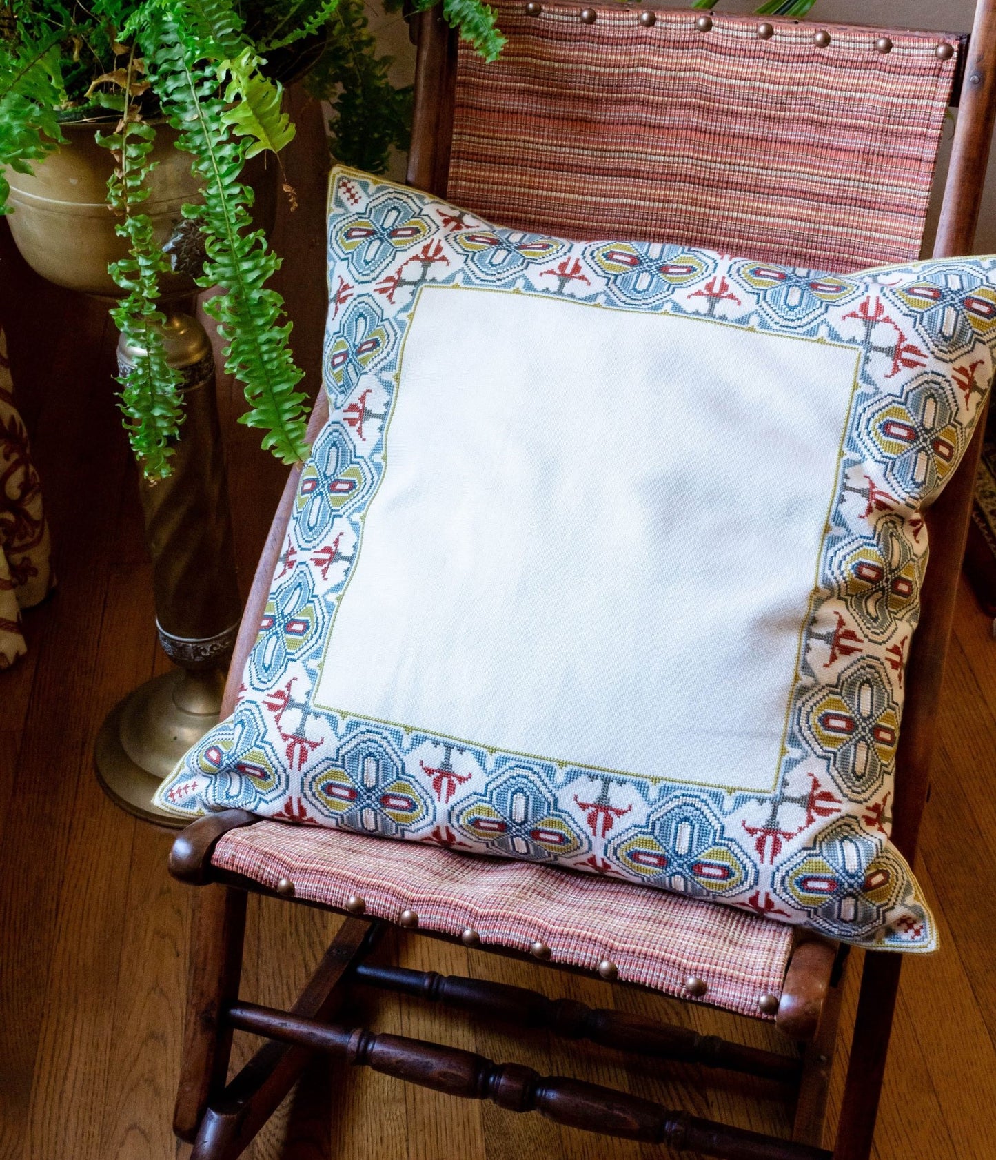 Tilos Primrose cross stitch folk embroidery PDF pattern