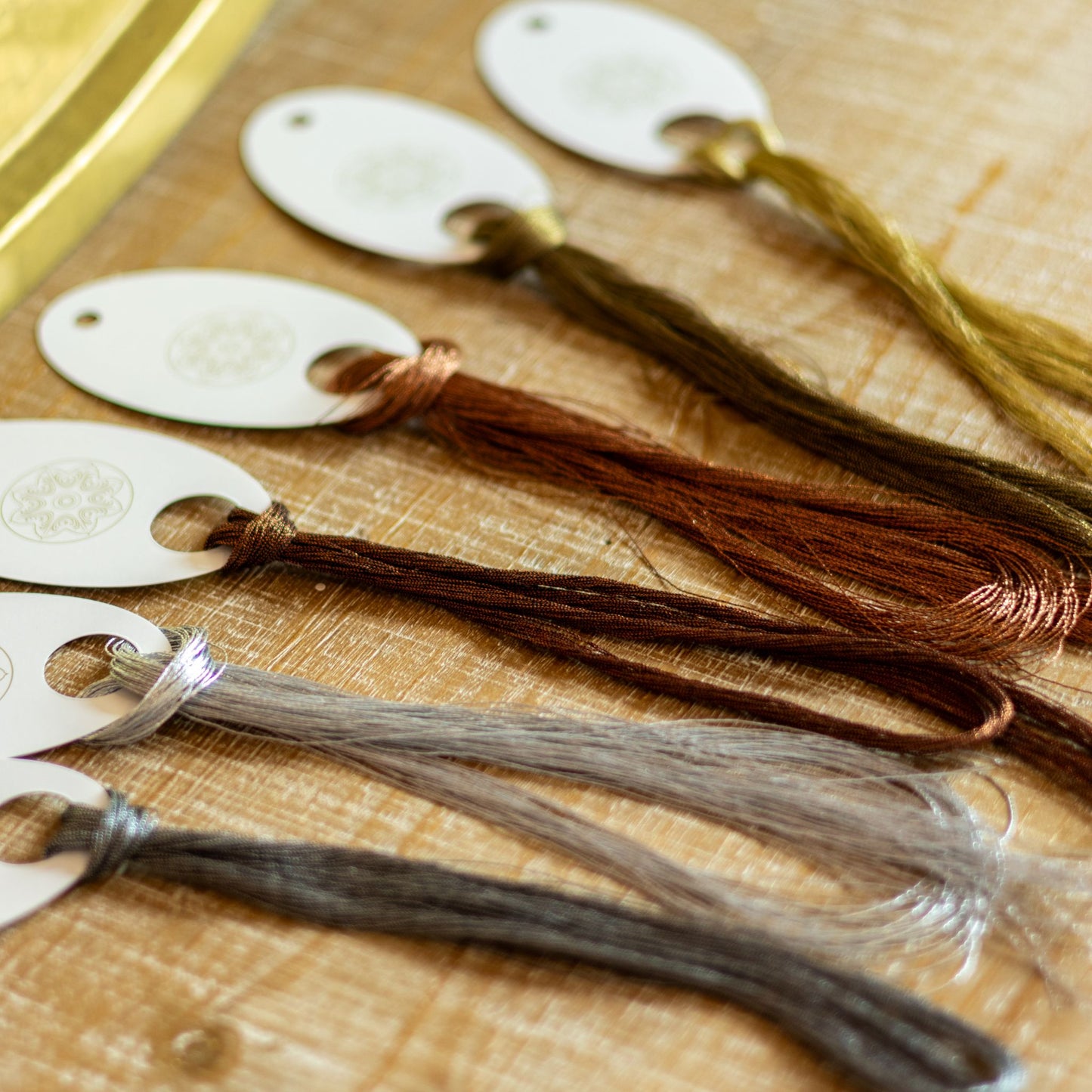 'NEW! Metallic threads
