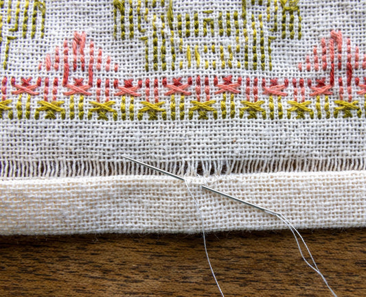 How to finish your cross stitch folk embroidery