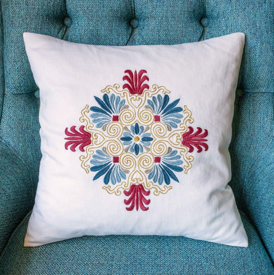 Athenian Palmette embroidery cushion kit