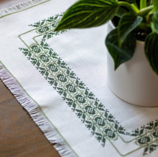 "NEW! Eliska cross stitch folk embroidery kit