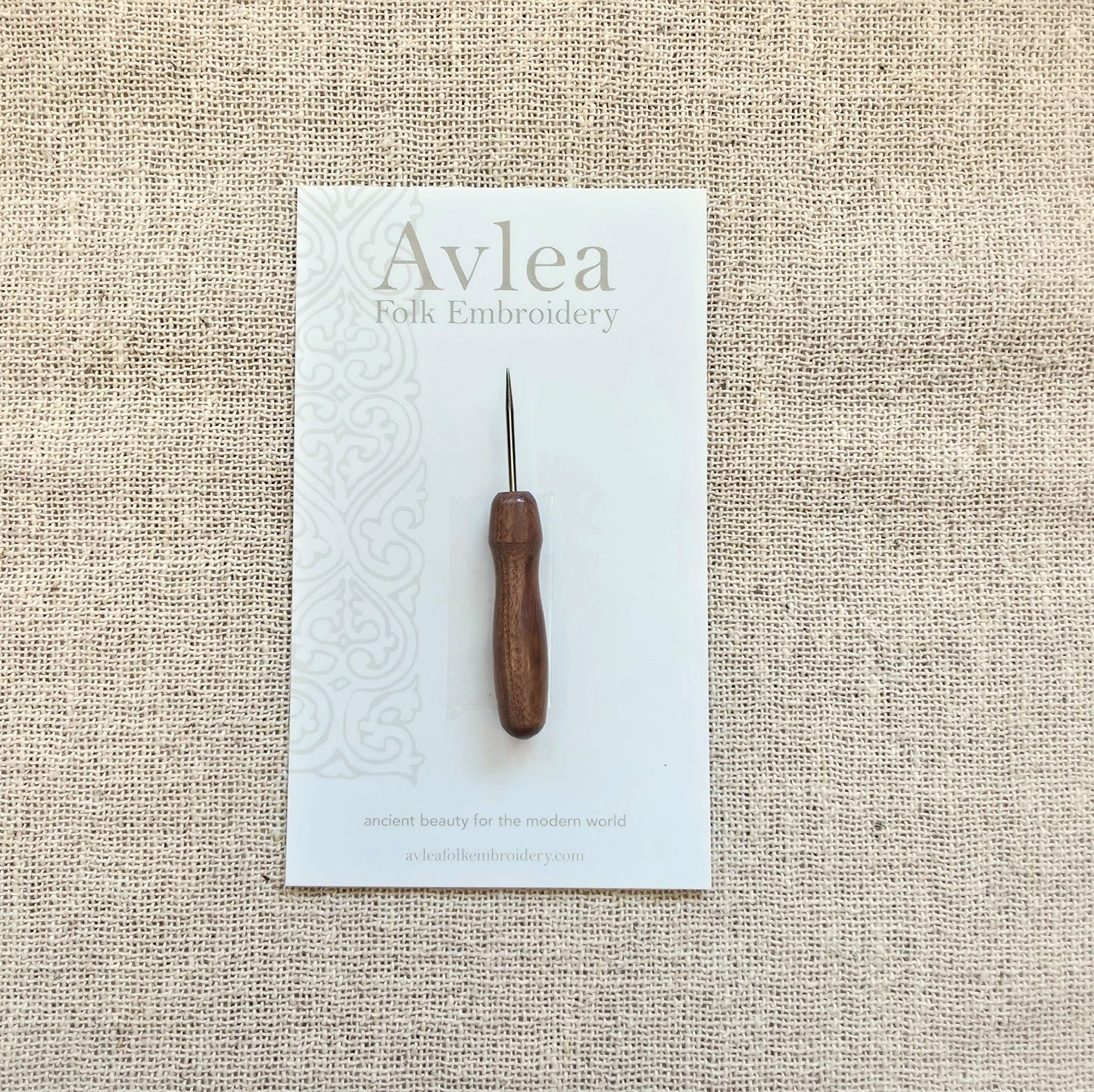 Mini awl with rosewood handle