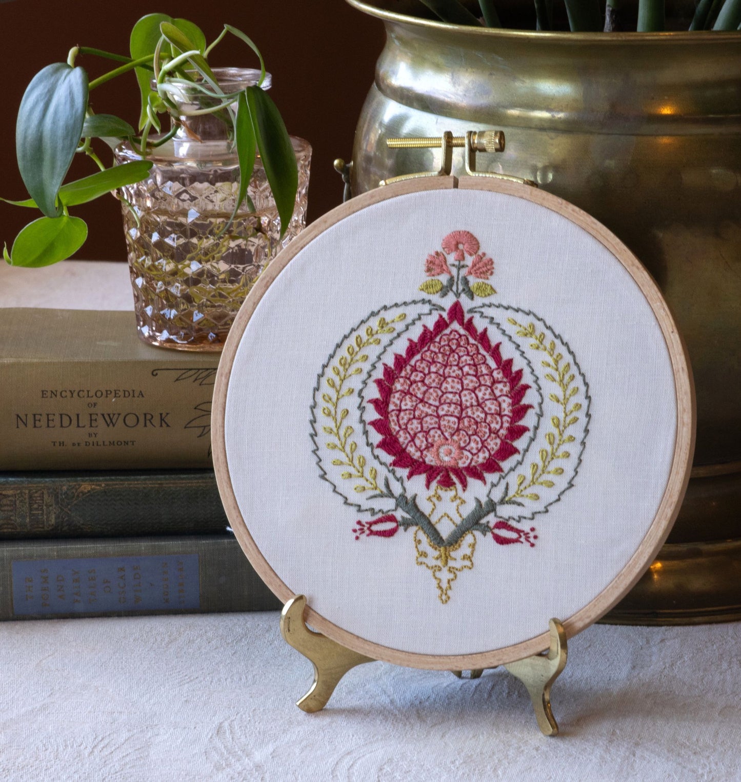 'NEW! Peloponnesian Pomegranate stick-and-stitch