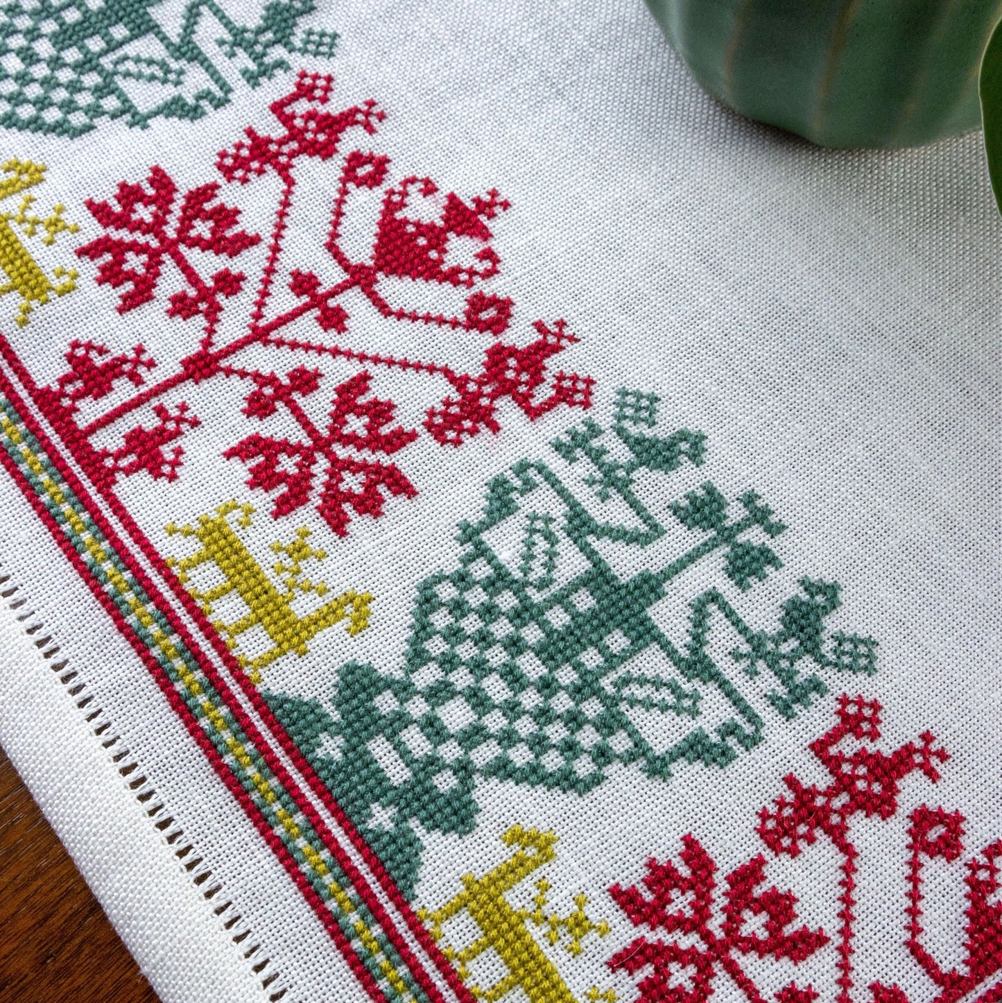 Pomona's Grove cross stitch folk embroidery PDF pattern