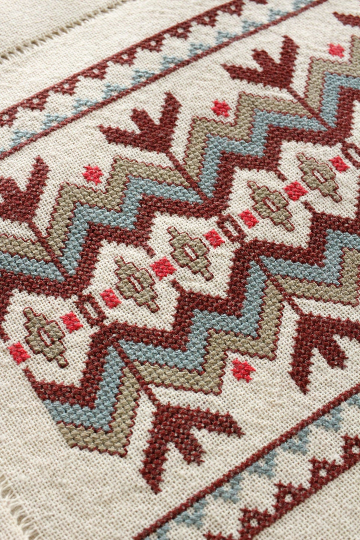 Thracian Pattern Thracian Forest cross stitch folk embroidery PDF pattern – Avlea Folk ...