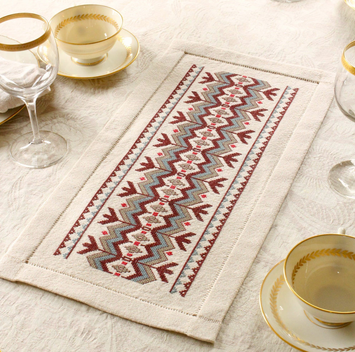 Thracian Pattern Thracian Forest cross stitch folk embroidery PDF pattern – Avlea Folk ...