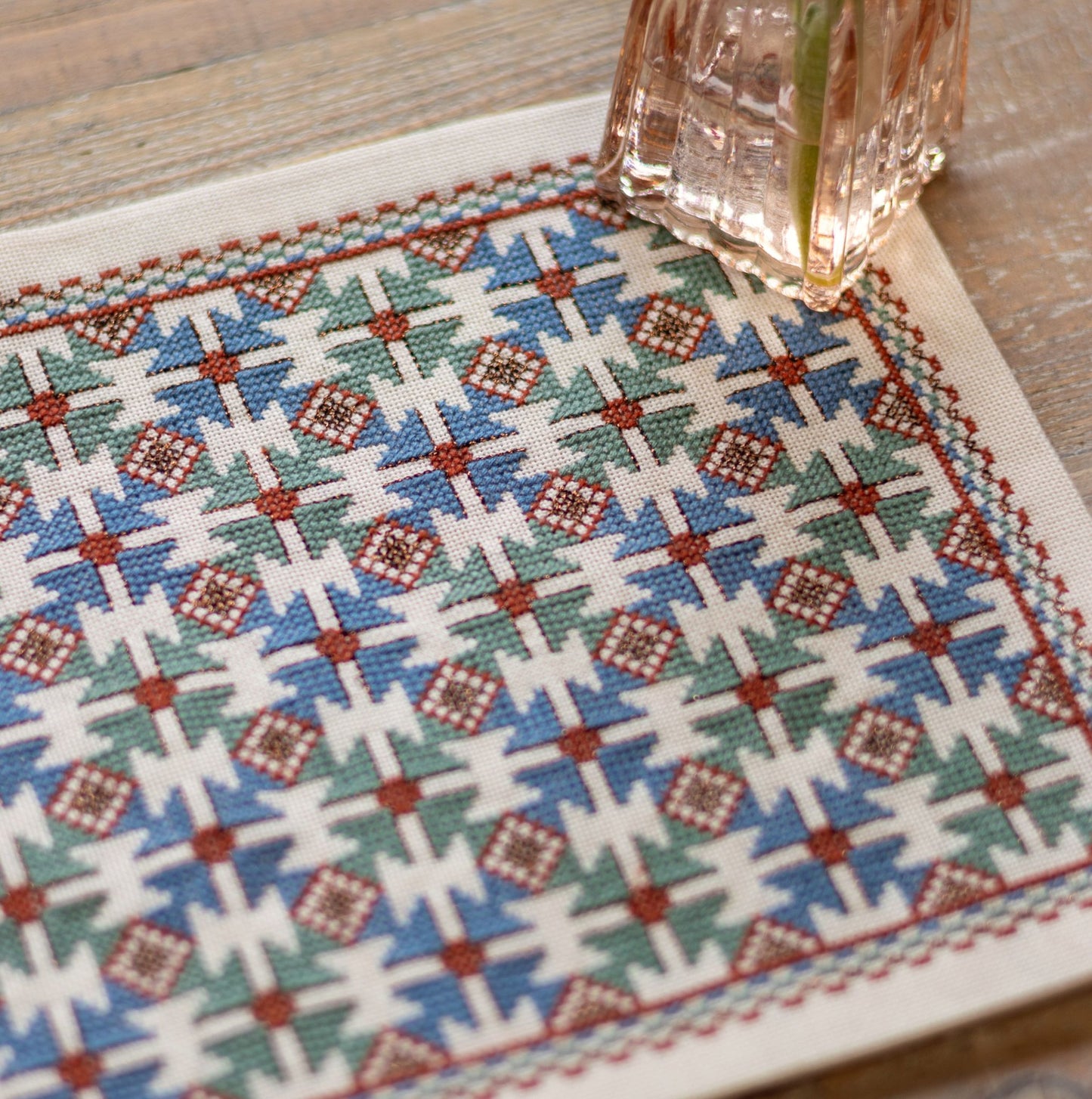 NEW! Vasiliki folk embroidery cross stitch kit
