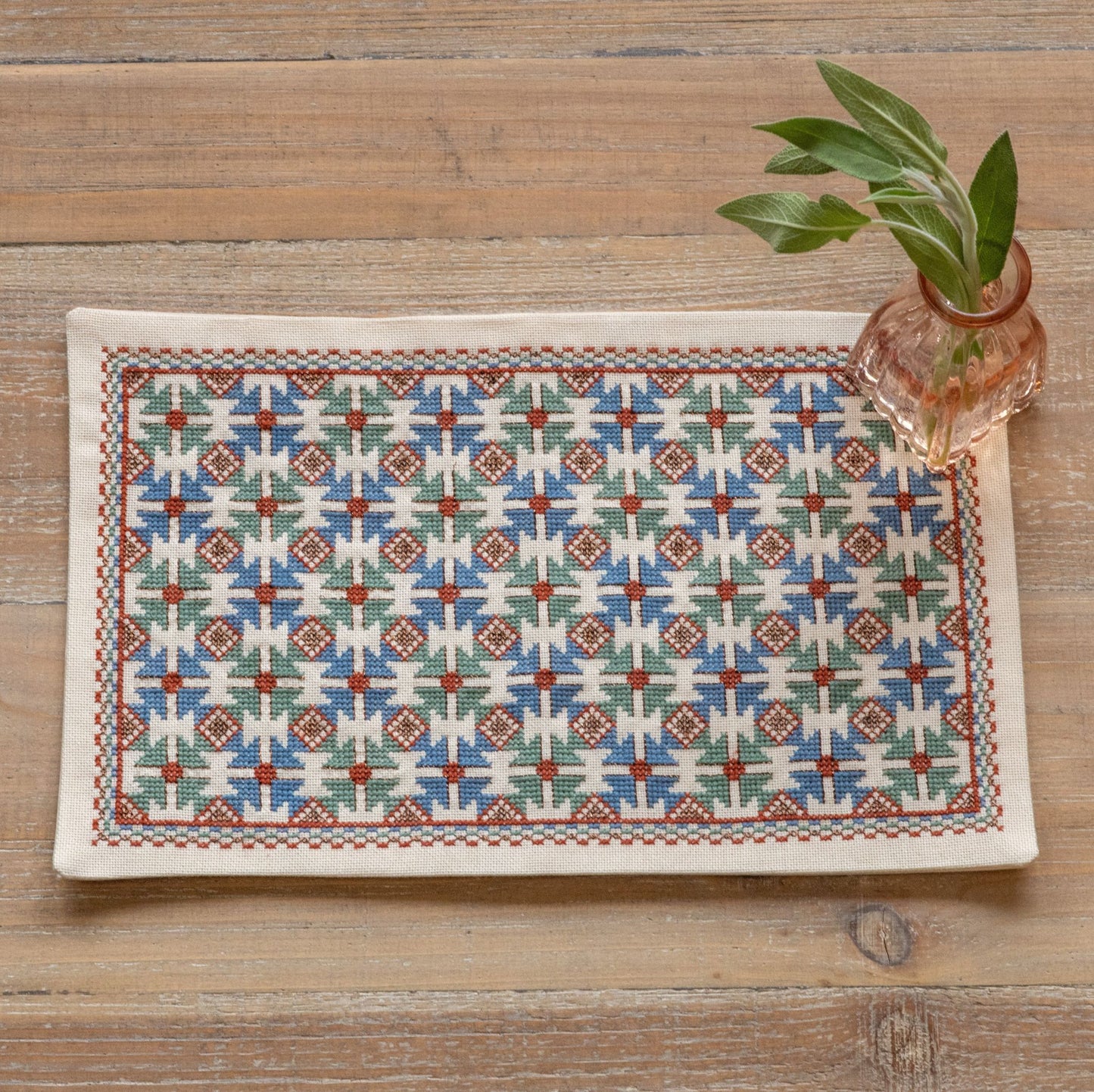 NEW! Vasiliki folk embroidery cross stitch kit