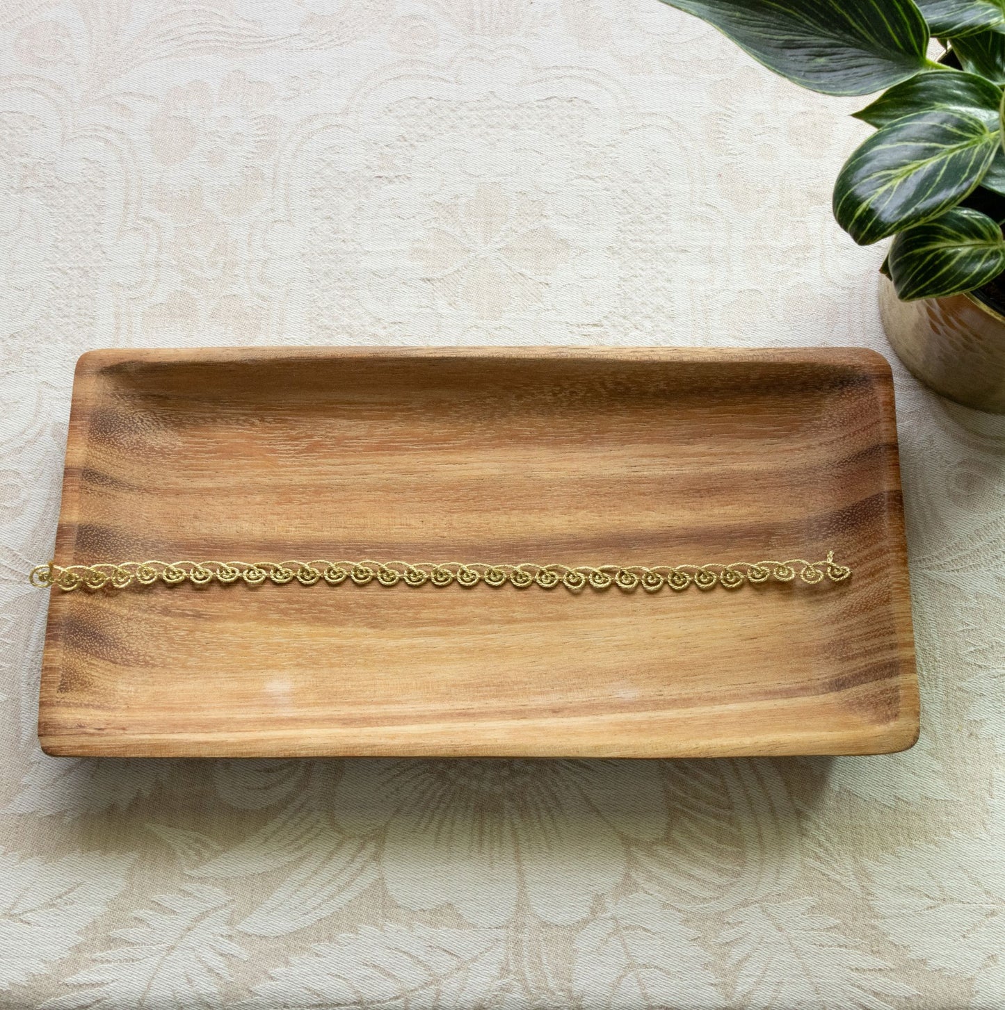 Avlea Trim No. 008 - Greek Mini Loop metallic trim