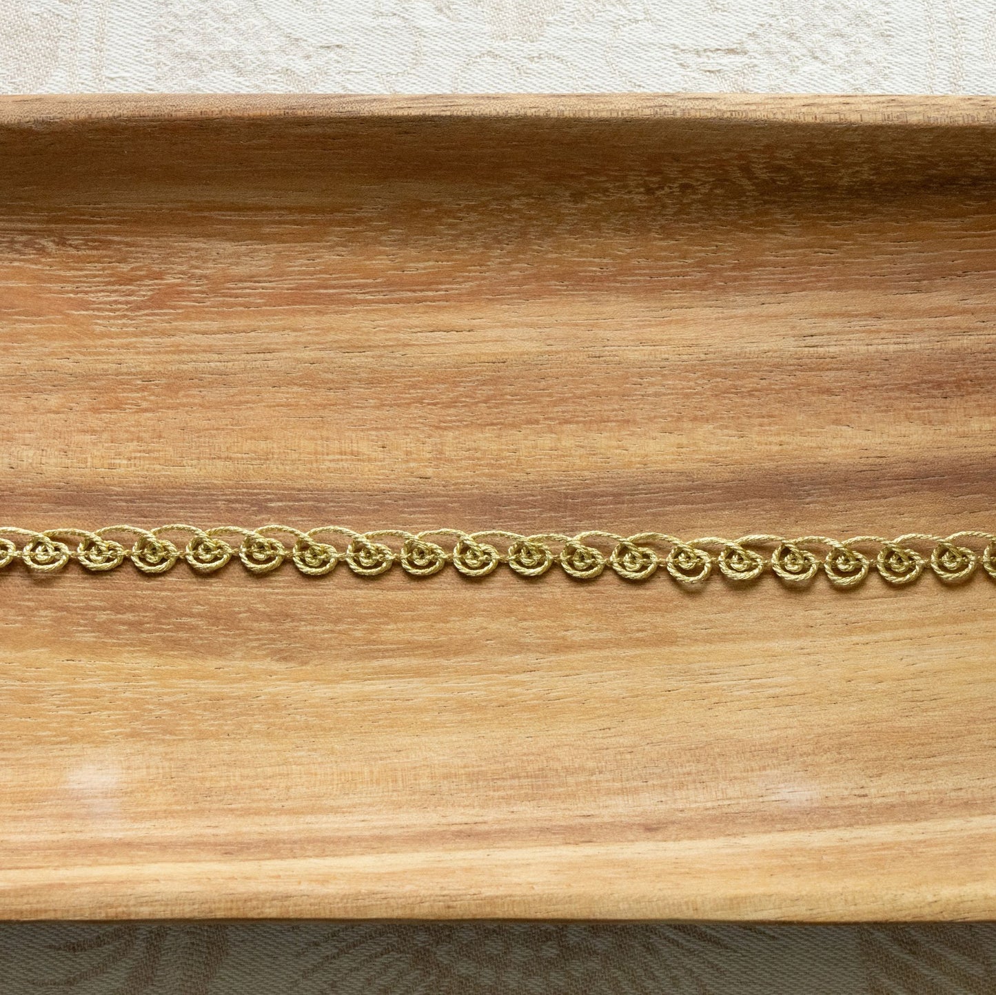 Avlea Trim No. 008 - Greek Mini Loop metallic trim