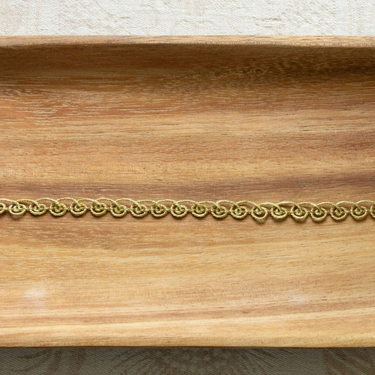 Avlea Trim No. 008 - Greek Mini Loop metallic trim