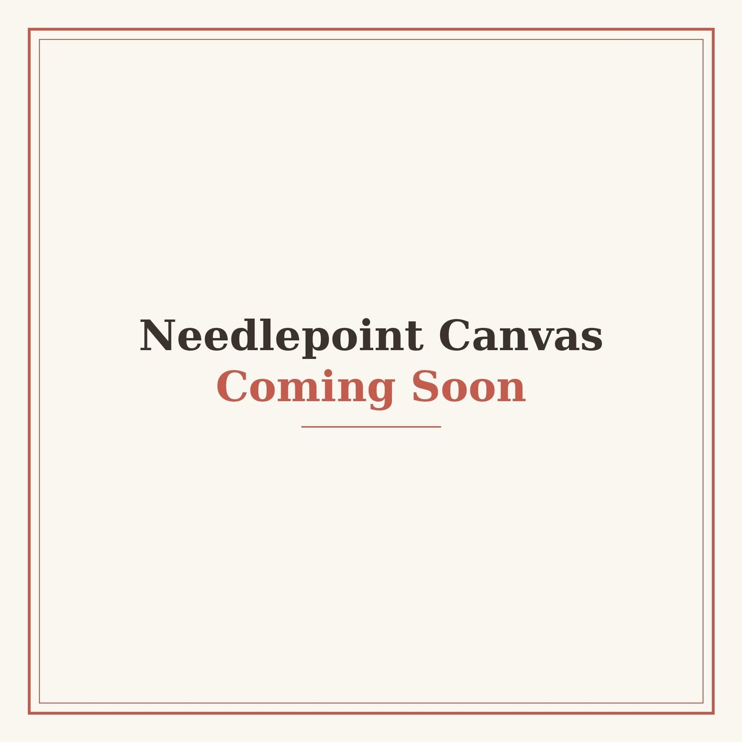 Needlepoint canvas, 18ct, 21" and 43"